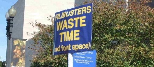 This is what President Trump thinks about the filibuster, for now until he needs it. / [Image byMartha Soukup via Flickr, CC BY 2.0]