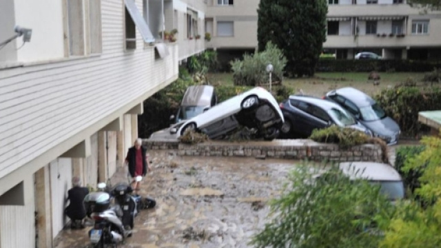 I danni del maltempo a Livorno