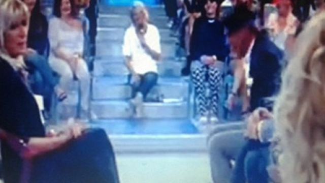 Nella foto Gemma con Gianfranco, il nuovo corteggiatore della dama