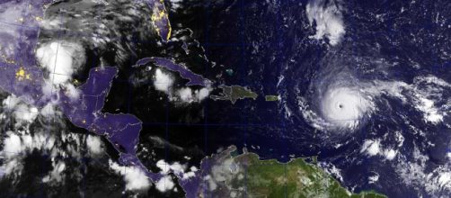 A GOES satellite image showing Hurricane Irma by Official U.S. Navy Page/Flickr