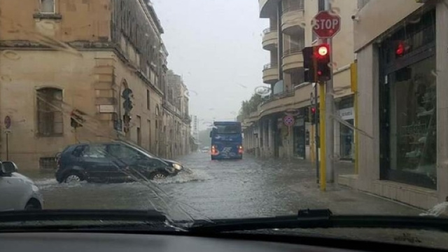 Allagamenti in tutto il Salento.