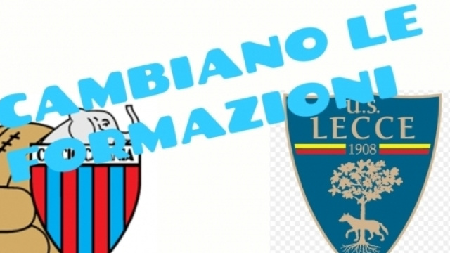 Ecco le probabili formazioni di Catania- Lecce