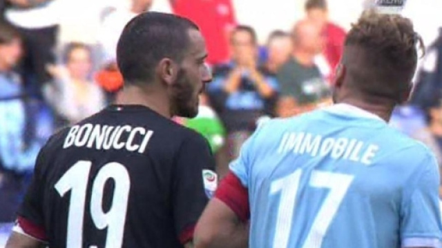 Lazio-Milan, Bonucci discute con Immobile al triplice fischio ... - corrieredellosport.it