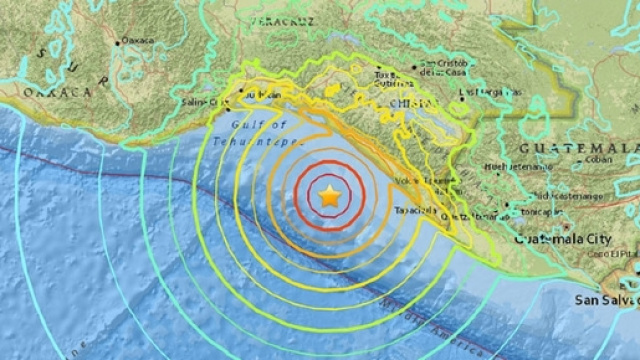 Puissant s&eacute;isme au large du Mexique