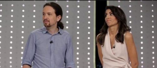 Pablo Iglesias y Ana Pastor en la televisi&oacute;n