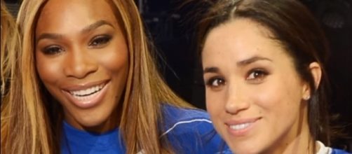 Serena Williams and Meghan Markle- (YouTube/Breaking News)
