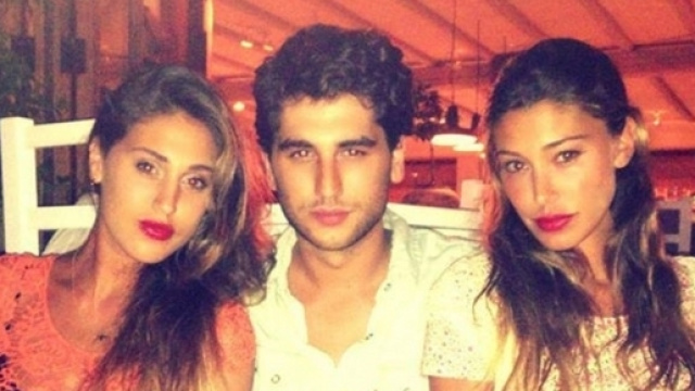 Da sinistra Cecilia, Jeremias e Belen Rodriguez