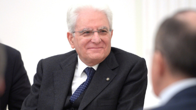 Il presidente della Repubblica Sergio Mattarella