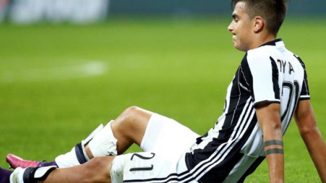 Infortunio Dybala durante la sfida con il Cagliari - webcalcio.net