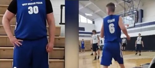 The team has been kicked out of the league for these jerseys. - [Image via @Night NewsZone / YouTube screencap]