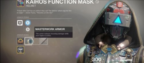 An upcoming Masterwork Armor in 'Destiny 2.' - [YouTube screencap / xHOUNDISHx]