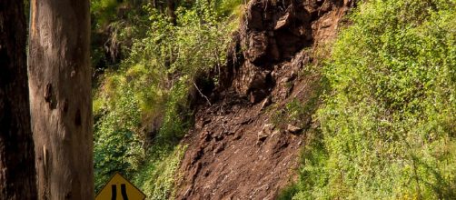 Devastating landslides in California. Image via pixabay.com