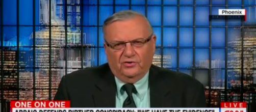 Joe Arpaio during CNN interview, via Twitter