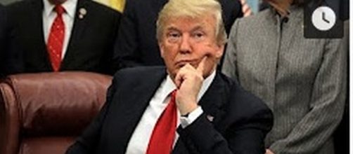 Trump makes "s***hole" comments. - [Media Source: CBS News / YouTube screencap]