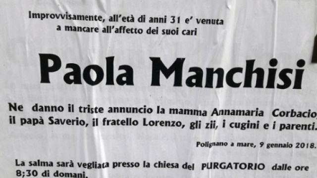 Caso Paola Manchisi: ieri &egrave; andata in onda a Pomeriggio sul 5 la difesa della madre: non &egrave; morta di stenti.