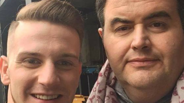 Foto: a sinistra Mario Russo, a destra lo chef Gennaro Esposito