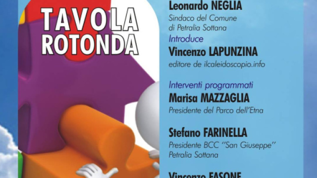 Locandina della tavola rotonda a Petralia Sottana