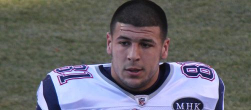 Hernandez was serving life without parole for murder before committing suicide in prison. [Image via Wikimedia]