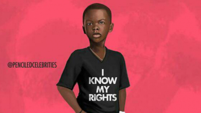 Penciledcelebrities (via Facebook-Ray styles studios)