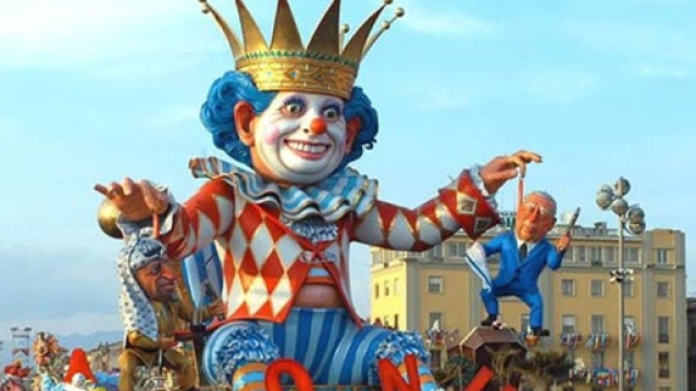Un carro del Carnevale di Viareggio
