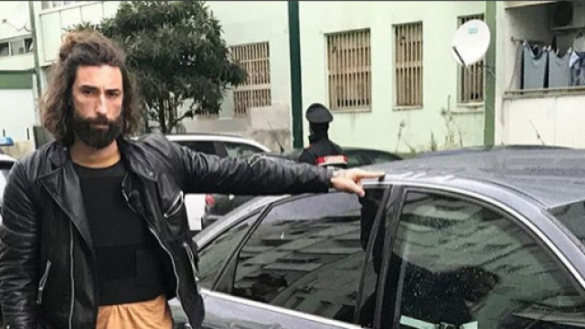 Vittorio Brumotti dopo l'aggressione a Napoli