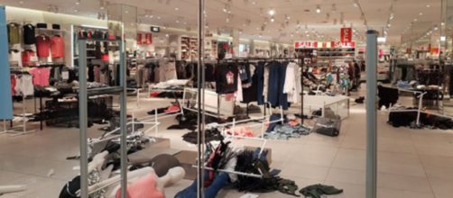 H&M Stores in South Africa trashed by EFF - Image by S. Michael Guthrie - used with permission.