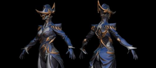 The upcoming Mesa Deluxe skin in 'Warframe'. - [AGayGuyPlays / YouTube screencap]