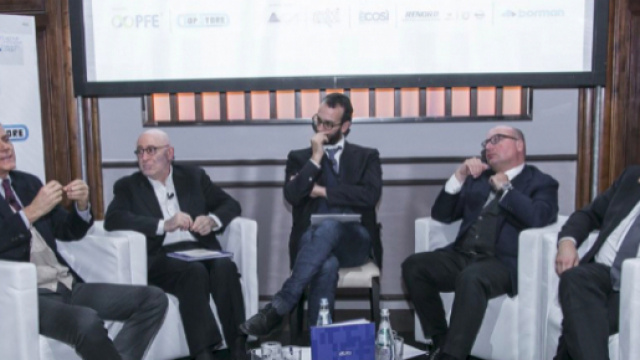 Silvano Curcio, Nicola Di Battista, Claudio Cerasa, Lorenzo Mattioli e Dario Ginefra