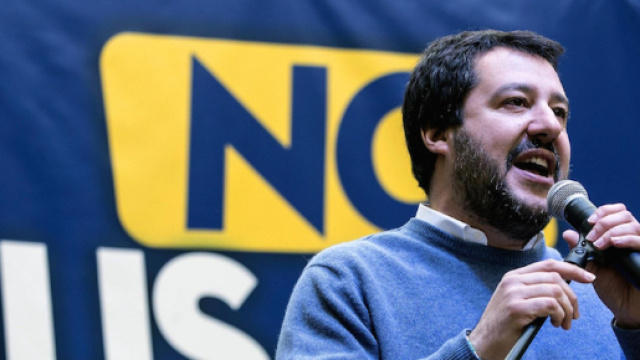 Il leader della Lega Nord, Matteo Salvini