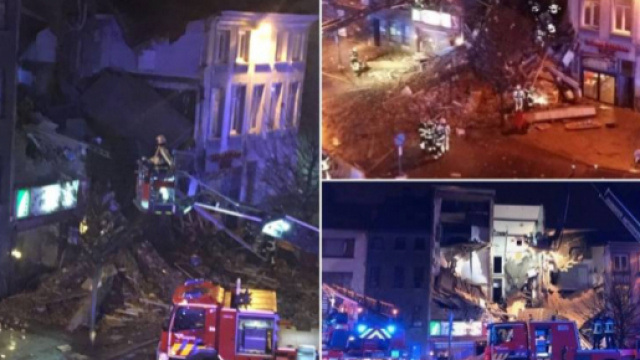 alcune immagini dell'esplosione