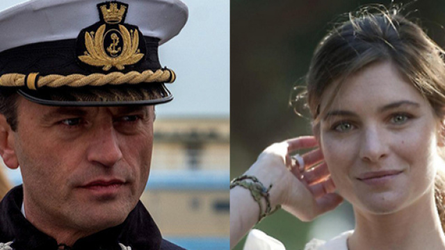 Vittoria Puccini e Guido Caprino in Romanzo Famigliare