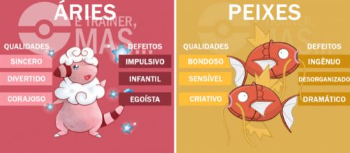 Qual seria o pok&eacute;mon de cada signo (Fotos: Reprodu&ccedil;&atilde;o/Facebook/&Eacute; Trainer, mas...)