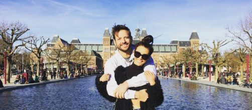 Robert Valletta and Scheana Marie in Amsterdam. [Photo via Instagram]