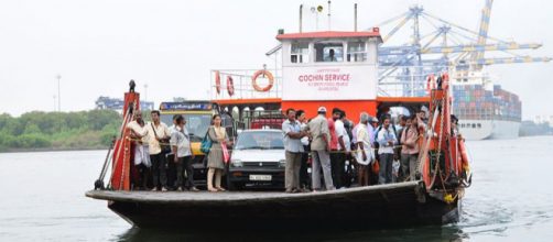 The junkar or jhankar (ro-ro ferry boat) Cochin (Image credit &ndash; Shankar S, Wikimedia Commons)