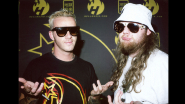 A sinistra Salmo, a destra Nitro