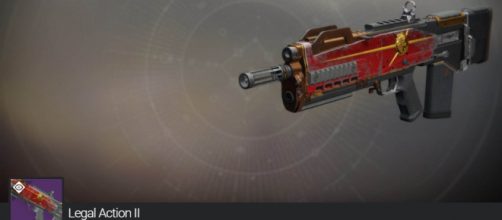 A New Monarchy weapon in 'Destiny 2.' - [xHOUNDISHx / YouTube screencap]