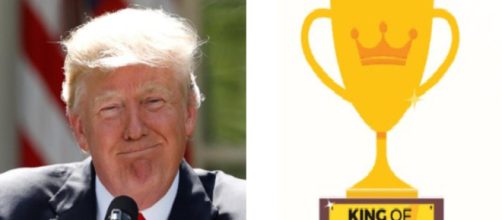 Donald Trump and fake news, via Twitter