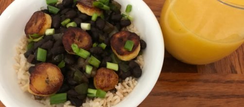 Finished product, plus a glass of fresh orange juice (Photo by James Conwell).