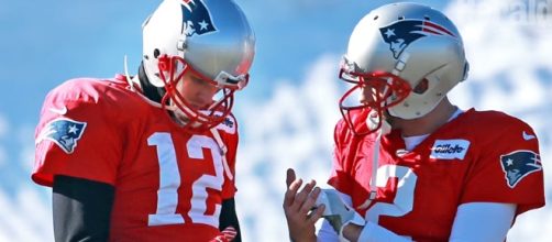 New England Patriots quarterbacks. - [Boston Herald / YouTube screencap]