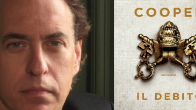 Glenn Cooper e l'ultimo bestseller 'Il debito'.