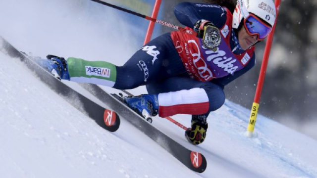 Sci Alpino, Federica Brignone in azione