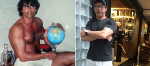 Luiz Carioca na &eacute;poca da ''Noite dos Leopardos'' (&agrave; esq.) e atualmente (&agrave; dir.). Fotos: Reprodu&ccedil;&atilde;o.