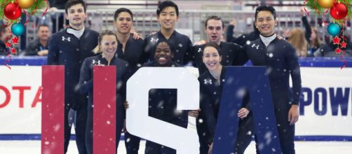 Team USA. - [Photo courtesy @USSpeedskating via Twitter]