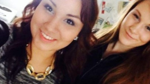 Le due amiche in uno dei loro selfie