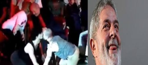 Ato mostrou beijo gay na frente do petista (Foto: Captura de v&iacute;deo)