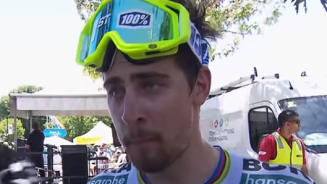 Per Peter Sagan &egrave; la prima vittoria in carriera al Tour Down Under