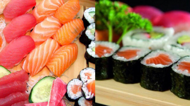 Un esempio di sushi in tutte le sue varianti