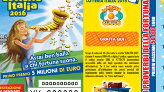 Lotteria Italia 2018 dove controllare i biglietti vincenti