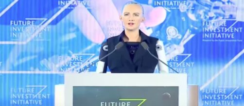 Interview With The Lifelike Hot Robot Named Sophia (Full) Image credit - CNBC | YouTube