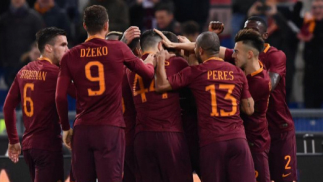 Campionato Serie A - A.s.Roma, esultanza